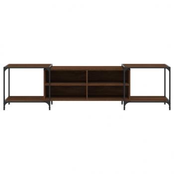 TV-Schrank Braun Eichen-Optik 203x37x50 cm Holzwerkstoff