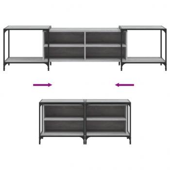 TV-Schrank Grau Sonoma 203x37x50 cm Holzwerkstoff