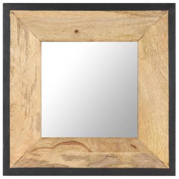 ARDEBO.de - Spiegel 50x50 cm Mango Massivholz 