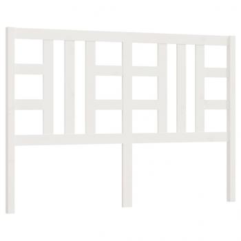 Kopfteil Weiß 156x4x100 cm Massivholz Kiefer