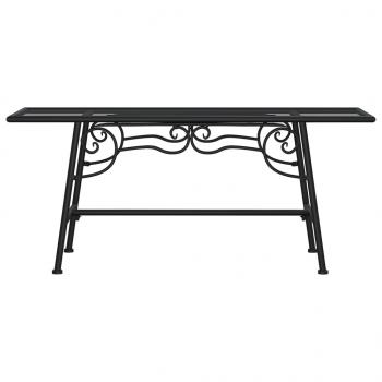 Baumbank 110 cm Schwarz Stahl