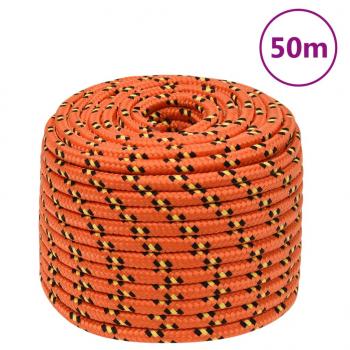 Bootsseil Orange 14 mm 50 m Polypropylen
