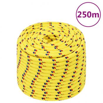 ARDEBO.de - Bootsseil Gelb 12 mm 250 m Polypropylen
