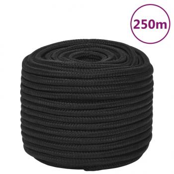 ARDEBO.de - Bootsseil Schwarz 12 mm 250 m Polypropylen