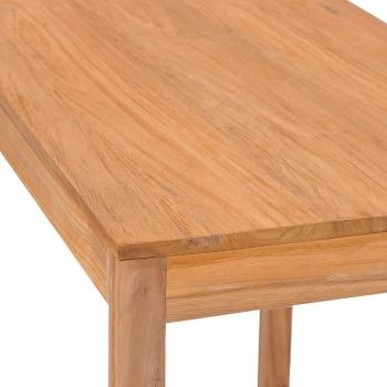 Outdoor-Bartisch 110x60x105 Massivholz Teak