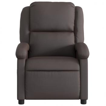 Relaxsessel Dunkelbraun Echtleder
