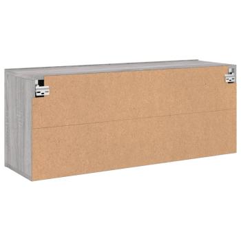 TV-Wandschrank Grau Sonoma 100x30x41 cm