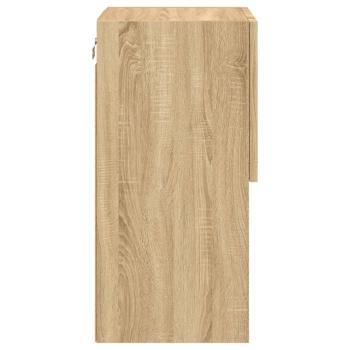 TV-Schränke mit LED-Leuchten 2 Stk. Sonoma-Eiche 30,5x30x60 cm