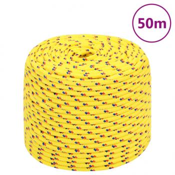 ARDEBO.de - Bootsseil Gelb 6 mm 50 m Polypropylen