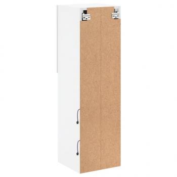 TV-Schrank mit LED-Leuchten Weiß 30,5x30x102 cm