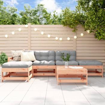 ARDEBO.de - 6-tlg. Garten-Lounge-Set Massivholz Douglasie