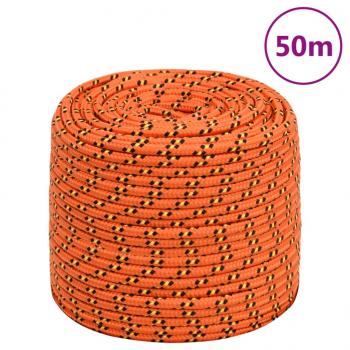 ARDEBO.de - Bootsseil Orange 6 mm 50 m Polypropylen