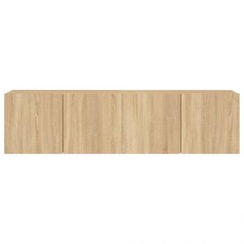 TV-Wandschränke 2 Stk. Sonoma-Eiche 80x30x41 cm