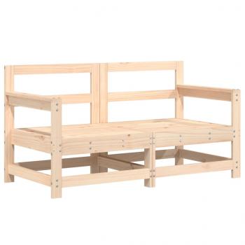 7-tlg. Garten-Lounge-Set Massivholz Kiefer
