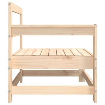 Garten-Ecksofas 2 Stk. Massivholz Kiefer