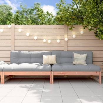 ARDEBO.de - Garten-Mittelsofas 2 Stk. 120x80 cm Massivholz Douglasie