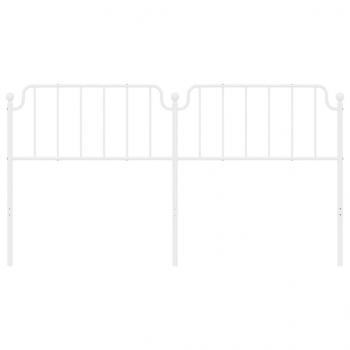 Kopfteil Metall Weiß 180 cm