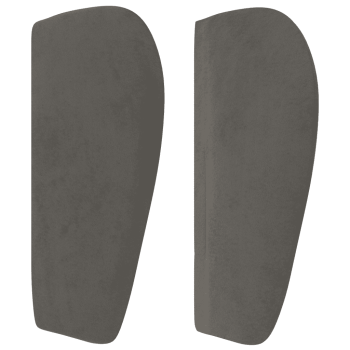 Boxspringbett mit Matratze Dunkelgrau 180x200 cm Samt