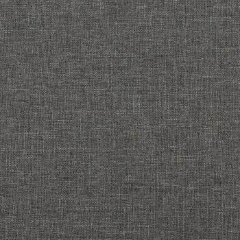 Boxspringbett mit Matratze Dunkelgrau 80x200 cm Stoff