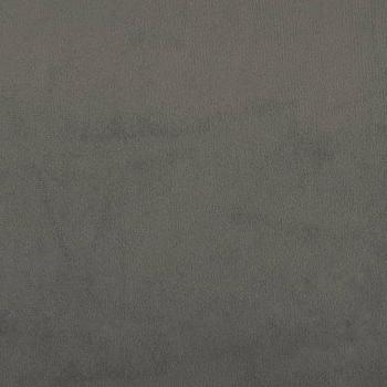 Boxspringbett mit Matratze Dunkelgrau 200x200 cm Samt
