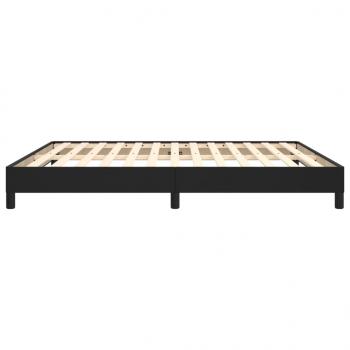 Bettgestell Schwarz 160x200 cm Kunstleder