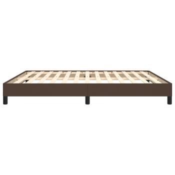 Bettgestell Braun 180x200 cm Kunstleder