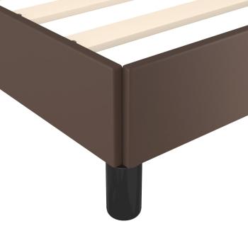 Bettgestell Braun 180x200 cm Kunstleder