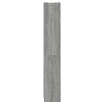 Bücherregal 4 Fächer Grau Sonoma 40x24x143 cm Holzwerkstoff