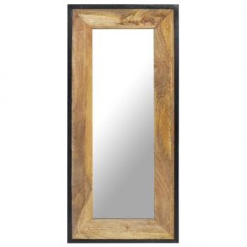 ARDEBO.de - Spiegel 110x50 cm Mango Massivholz 