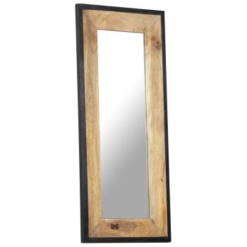 Spiegel 110x50 cm Mango Massivholz 