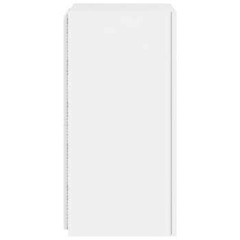 ARDEBO.de - TV-Wandschränke mit LED-Leuchten 2 Stk. Weiß 30,5x35x70 cm