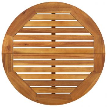 Garten-Bartisch Ø60x105 cm Massivholz Akazie