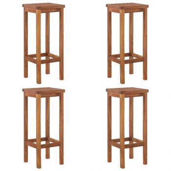 5-tlg. Gartenbar-Set Massivholz Akazie