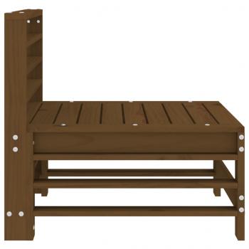 Garten-Mittelsofa Honigbraun Massivholz Kiefer