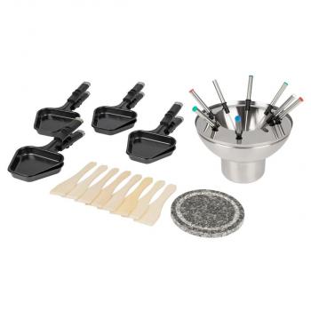 ProfiCook Raclette-/Fonduekombination PC-RG/FD 1245, 1900 W, Edelstahl (501245)