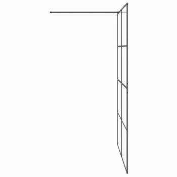 Duschwand für Begehbare Dusche mit Klarem ESG-Glas 140x195 cm