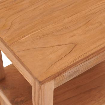Nachttisch 40x30x50 cm Massivholz Teak