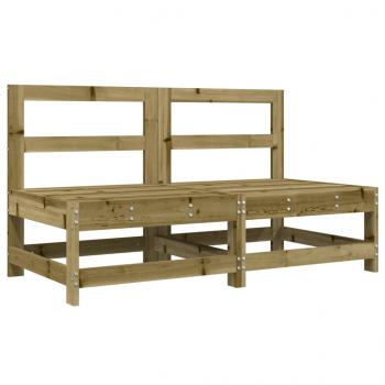 8-tlg. Garten-Lounge-Set Kiefernholz Imprägniert