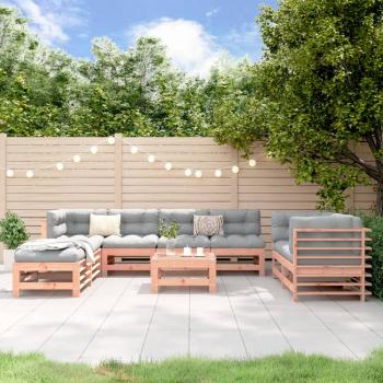 ARDEBO.de - 9-tlg. Garten-Lounge-Set Massivholz Douglasie