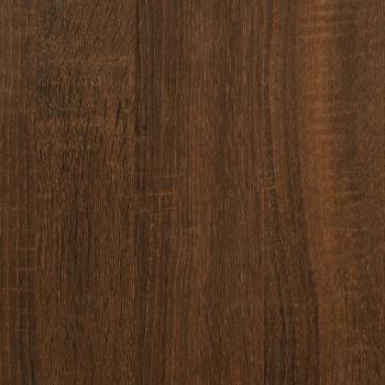Schuhbank Braun Eichen-Optik 102x32x50 cm Holzwerkstoff