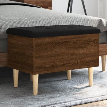 ARDEBO.de - Sitzbank mit Stauraum Braun Eichen-Optik 62x42x46 cm