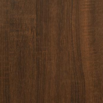 Sitzbank mit Stauraum Braun Eichen-Optik 62x42x46 cm