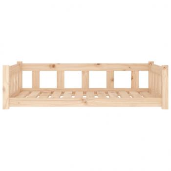 Hundebett 105,5x75,5x28 cm Massivholz Kiefer