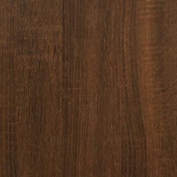 Schuhbank Braun Eichen-Optik 82x42x45 cm Holzwerkstoff