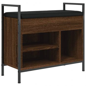 Schuhbank Braun Eichen-Optik 65,5x32x57,5 cm Holzwerkstoff