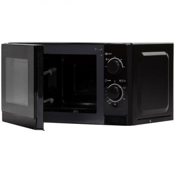 Sharp R200BKW Mikrowelle, 800 W, 20 Liter, 5 Stufen, Timer, schwarz
