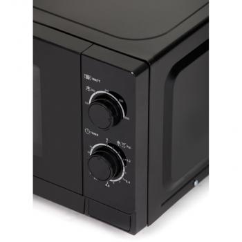 Sharp R200BKW Mikrowelle, 800 W, 20 Liter, 5 Stufen, Timer, schwarz