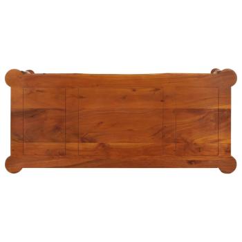 Schreibtisch mit Schubladen 110x50x76 cm Massivholz Akazie