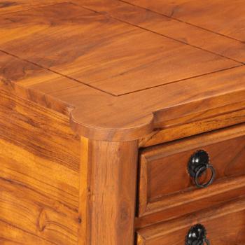 Schreibtisch mit Schubladen 110x50x76 cm Massivholz Akazie