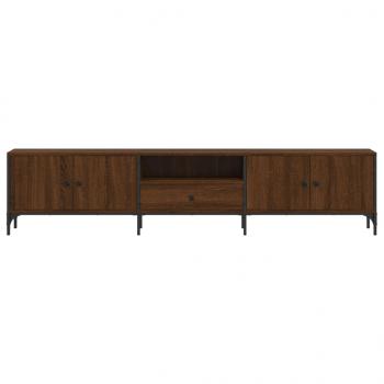 TV-Schrank mit Schublade Braun Eiche 200x25x44 cm Holzwerkstoff